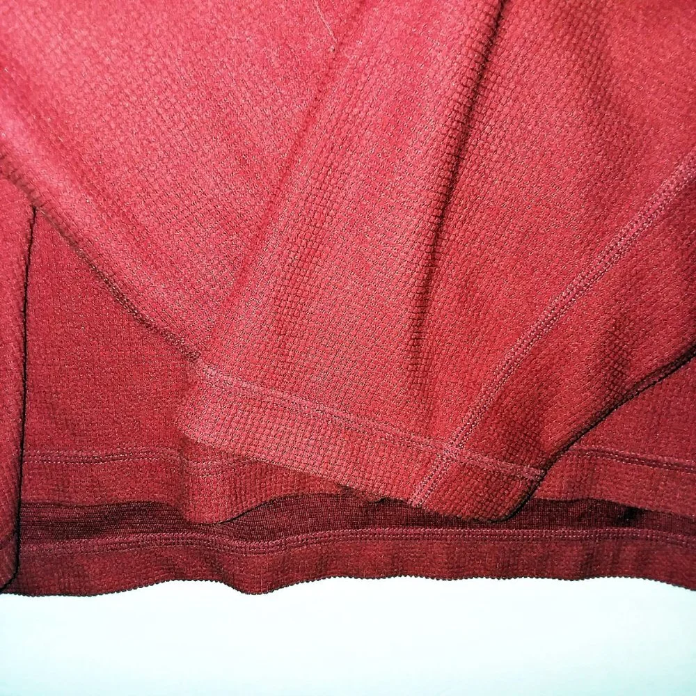 Nike ACG Thermal Waffle Knit 1/2 Zip Red Sz XXL